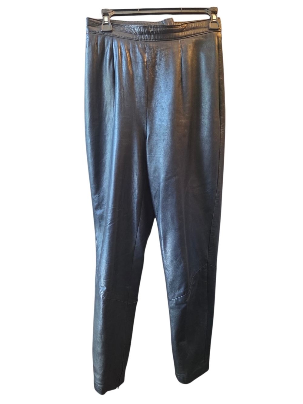 Danier Black High-Rise Leather Skinny Pants Size 00 - Picture 4 of 6